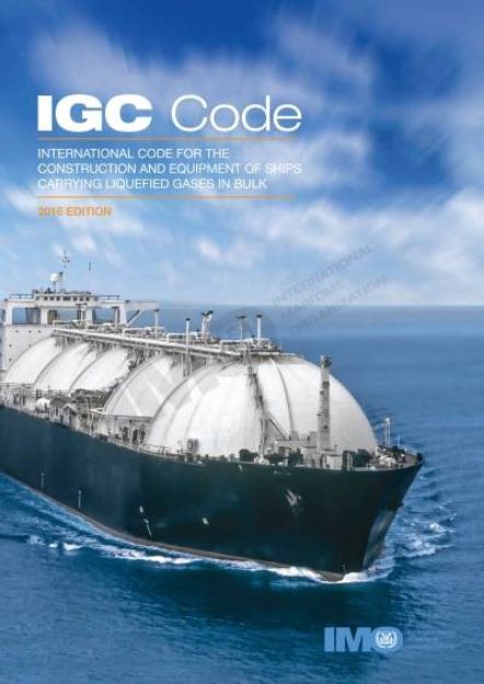 IMO-104 E - IGC code, 2016 Edition